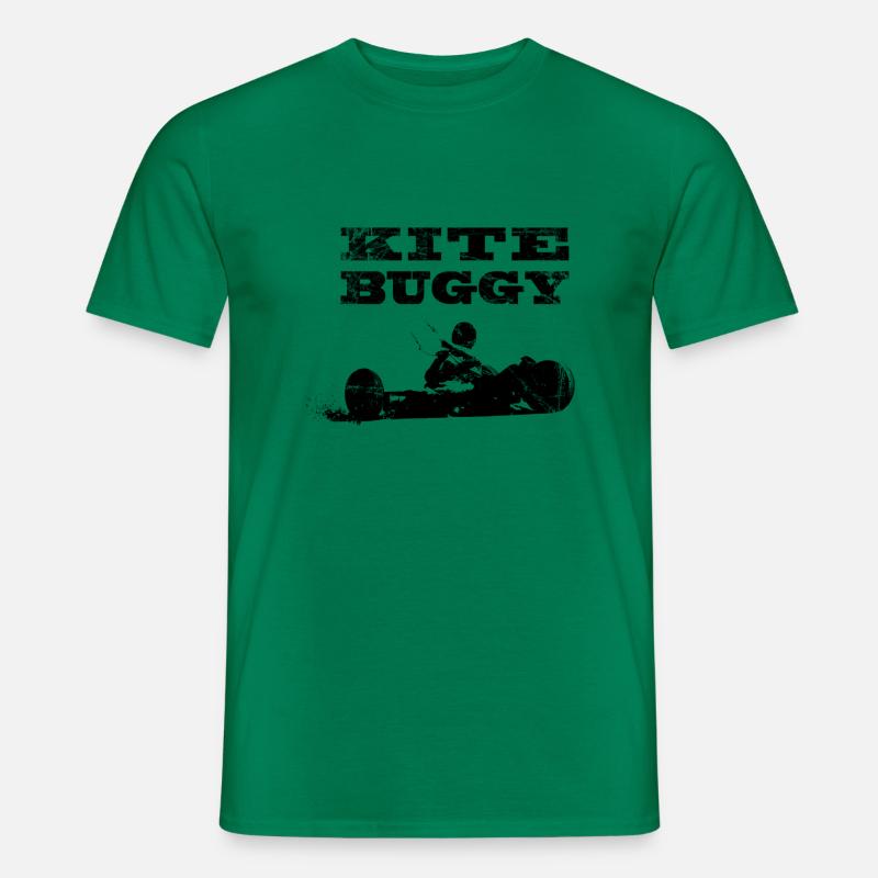 Kite Buggy - Männer T-Shirt - Kelly Green