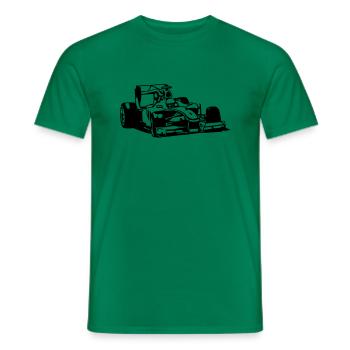 cb46_formula1 uk - Men's T-Shirt - kelly green - Front - AI Model Male 178 dark (178cm)
