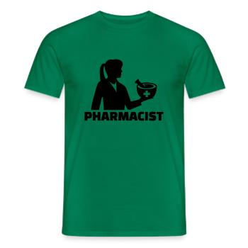 Apothekerin - Männer T-Shirt - Kelly Green - Vorne - AI Model Male 178 dark (178cm)