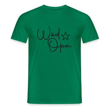 Wöd Opa - Männer T-Shirt - Kelly Green - Vorne - AI Model Male 178 dark (178cm)