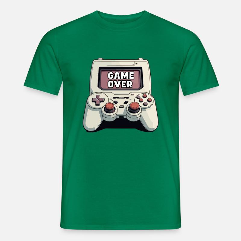 Gaming game over - Männer T-Shirt - Kelly Green