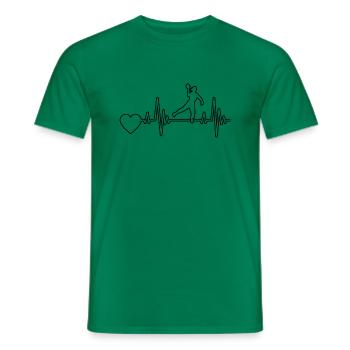 Handball Handball Player Handball Fan Handball Team - Men's T-Shirt - kelly green - Front - AI Model Male 178 dark (178cm)