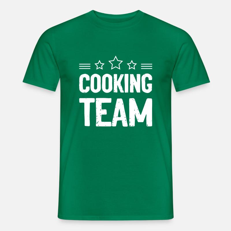 Kochen Team - Männer T-Shirt - Kelly Green