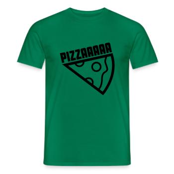 pizzaaaa - T-shirt homme - vert - Devant - AI Model Male 178 dark (178cm)