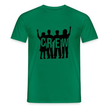 Team Crew Silhouette - Men's T-Shirt - kelly green - Front - AI Model Male 178 dark (178cm)