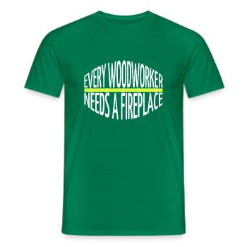 carpenter baby and toddler shirts sayings - Männer T-Shirt - Kelly Green - Vorne - AI Model Male 178 dark (178cm)