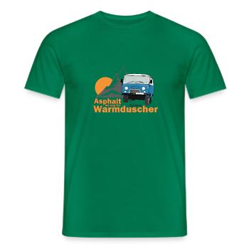 UAZ - Asphalt is something for hot showerers - Men's T-Shirt - kelly green - Front - AI Model Male 178 dark (178cm)