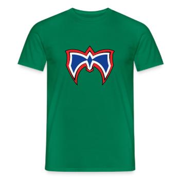 Wrestling 80s - Männer T-Shirt - Kelly Green - Vorne - AI Model Male 178 dark (178cm)