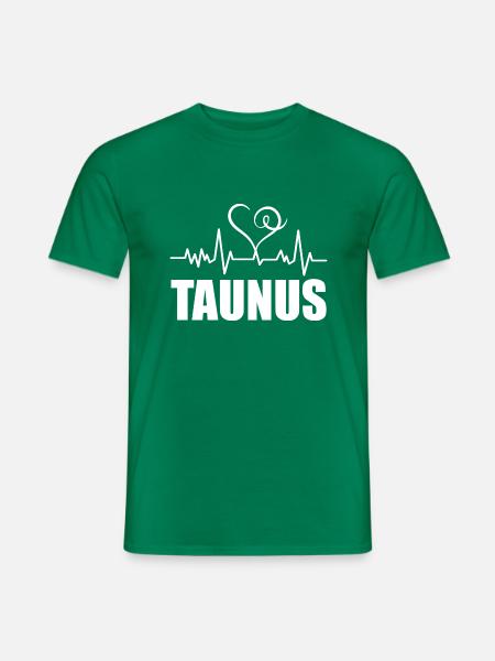 Heartbeat Taunus - Männer T-Shirt - Kelly Green