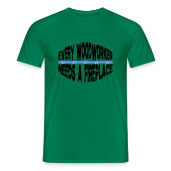 carpenter arboriculturist best - Männer T-Shirt - Kelly Green - Vorne - AI Model Male 178 dark (178cm)