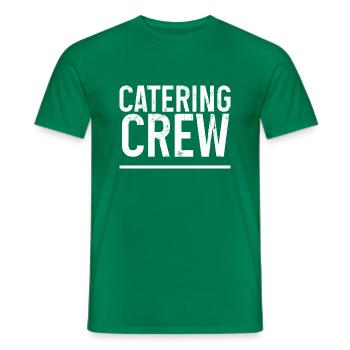 Catering Crew 3 - Men's T-Shirt - kelly green - Front - AI Model Male 178 dark (178cm)