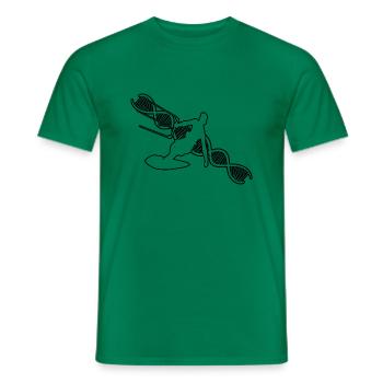 Kitesurfer Kitesurfing Windsurfer Windsurfing - Männer T-Shirt - Kelly Green - Vorne - AI Model Male 178 dark (178cm)