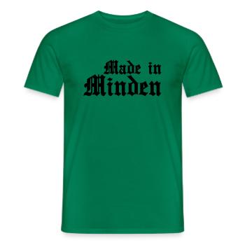 Minden - T-shirt homme - vert - Devant - AI Model Male 178 dark (178cm)