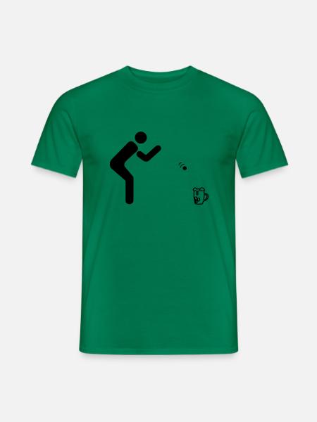 Beerpong #1 - Männer T-Shirt - Kelly Green