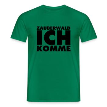 ZAUBERWALD ICH KOMME - Männer T-Shirt - Kelly Green - Vorne - AI Model Male 178 dark (178cm)