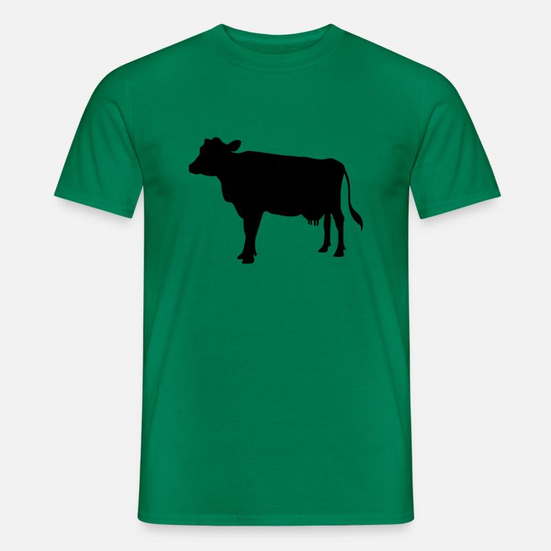 Kuh - Männer T-Shirt - Kelly Green