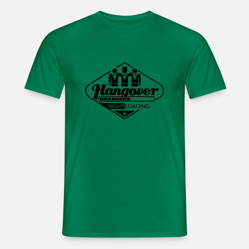 hangover_night_loading_f1 - Männer T-Shirt - Kelly Green