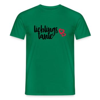 Lieblingstante Tante beste Tante Spruch Geschenk - Männer T-Shirt - Kelly Green - Vorne - AI Model Male 178 dark (178cm)