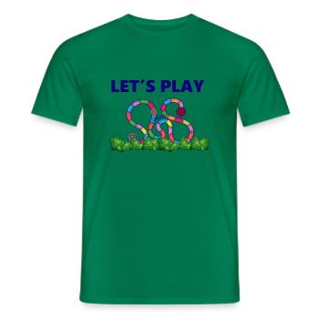 Boardgame Chess Backgammon Game Night - Men's T-Shirt - kelly green - Front - AI Model Male 178 dark (178cm)