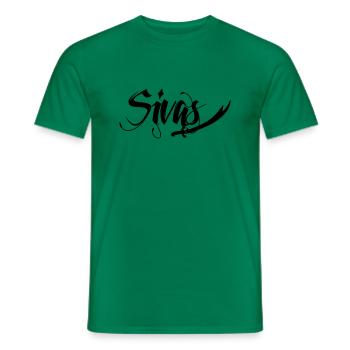 Alevi schwert Sivas - Männer T-Shirt - Kelly Green - Vorne - AI Model Male 178 dark (178cm)