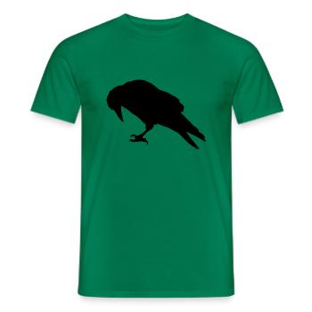 charogne corneille - T-shirt homme - vert - Devant - AI Model Male 178 dark (178cm)