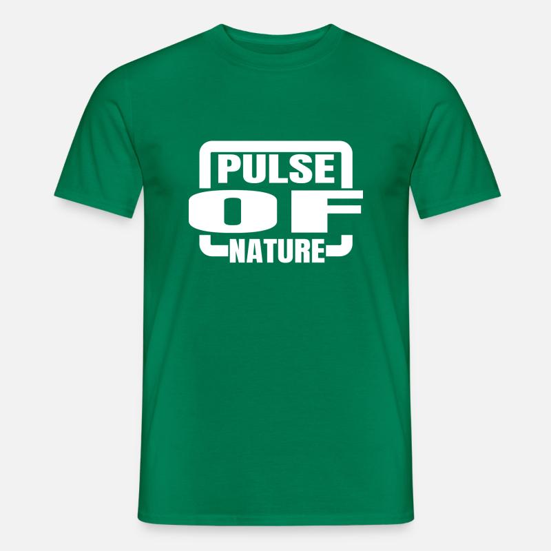 heartbeat forest awesome pristine - Männer T-Shirt - Kelly Green