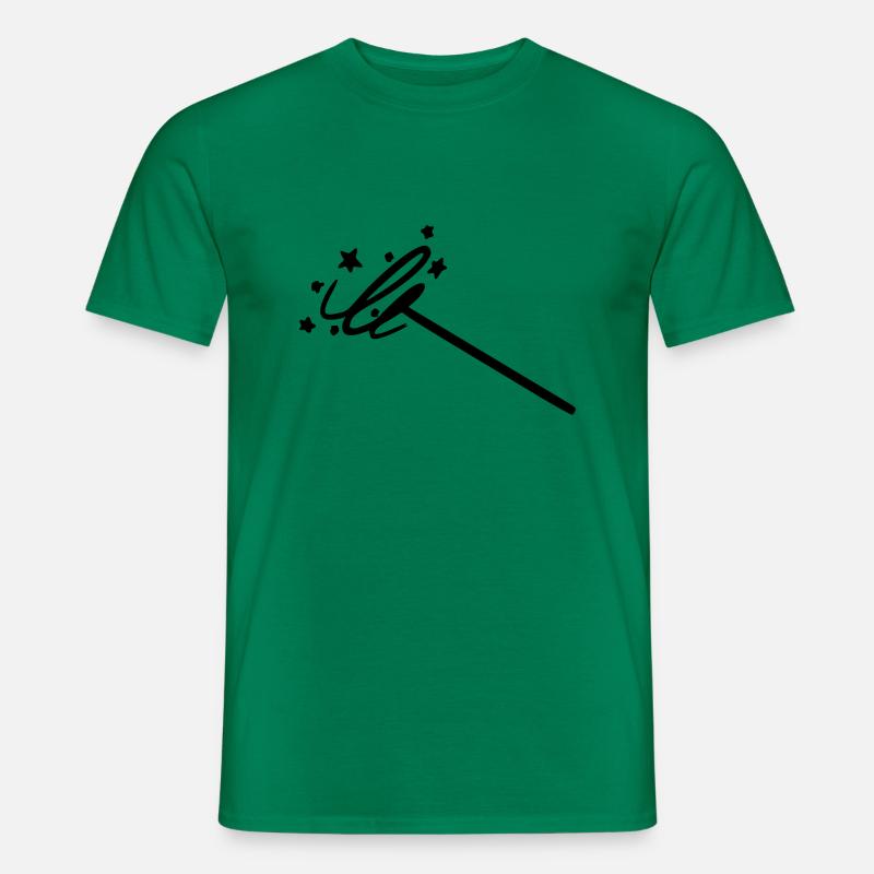 Zauberstab - Männer T-Shirt - Kelly Green
