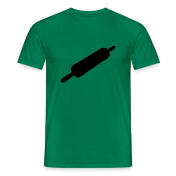 Bäcker Nudelholz - Männer T-Shirt - Kelly Green - Vorne - AI Model Male 178 dark (178cm)