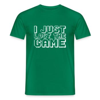 Je viens de perdre le jeu 3 - T-shirt homme - vert - Devant - AI Model Male 178 dark (178cm)