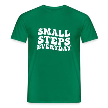 Täglicher Fortschritt - Männer T-Shirt - Kelly Green - Vorne - AI Model Male 178 dark (178cm)