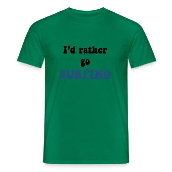 SURF - T-shirt homme - vert - Devant - AI Model Male 178 dark (178cm)