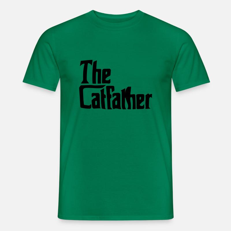 der Katzenvater - Männer T-Shirt - Kelly Green