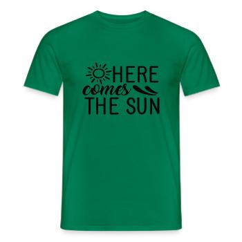 Here comes the Sun - Männer T-Shirt - Kelly Green - Vorne - AI Model Male 178 dark (178cm)