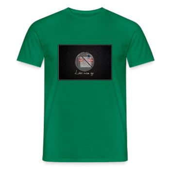 Laser Eyes 2 - Männer T-Shirt - Kelly Green - Vorne - AI Model Male 178 dark (178cm)