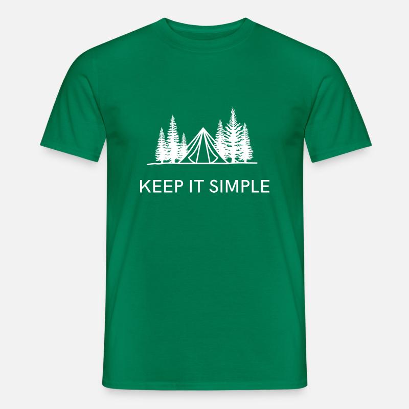 Keep it simple - Männer T-Shirt - Kelly Green