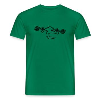 Skateboard Longboard Skater Skateboarding Skating - T-shirt homme - vert - Devant - AI Model Male 178 dark (178cm)
