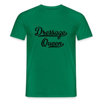 Dressur - Männer T-Shirt - Kelly Green - Vorne - AI Model Male 178 dark (178cm)