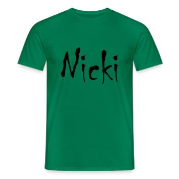 nicki - Männer T-Shirt - Kelly Green - Vorne - AI Model Male 178 dark (178cm)