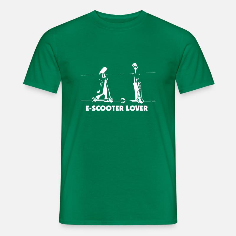 E-Scooter E-Roller Scooter - T-shirt homme - vert