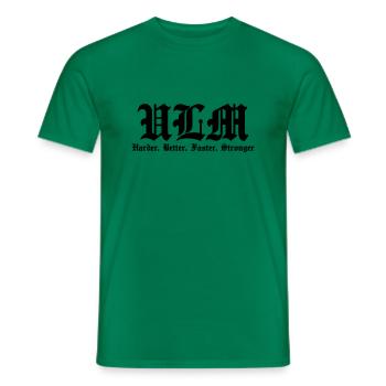 Ulm Harder, Better, Faster, Stronger - Männer T-Shirt - Kelly Green - Vorne - AI Model Male 178 dark (178cm)