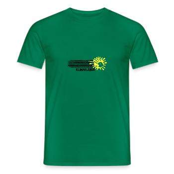 Klimakleber Climate CO2 Umweltschutz - Männer T-Shirt - Kelly Green - Vorne - AI Model Male 178 dark (178cm)