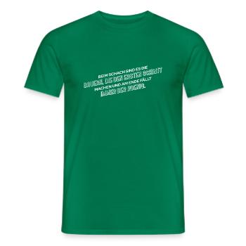Farmer beats king Farmer funny saying - Men's T-Shirt - kelly green - Front - AI Model Male 178 dark (178cm)