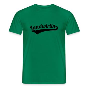 Landwirtin - Männer T-Shirt - Kelly Green - Vorne - AI Model Male 178 dark (178cm)