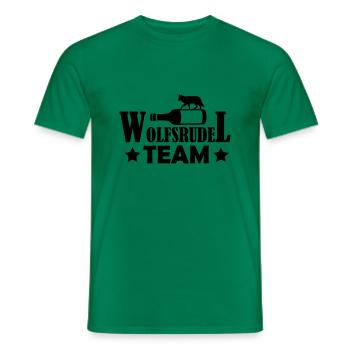 wolfsrudel_team_01 - Männer T-Shirt - Kelly Green - Vorne - AI Model Male 178 dark (178cm)
