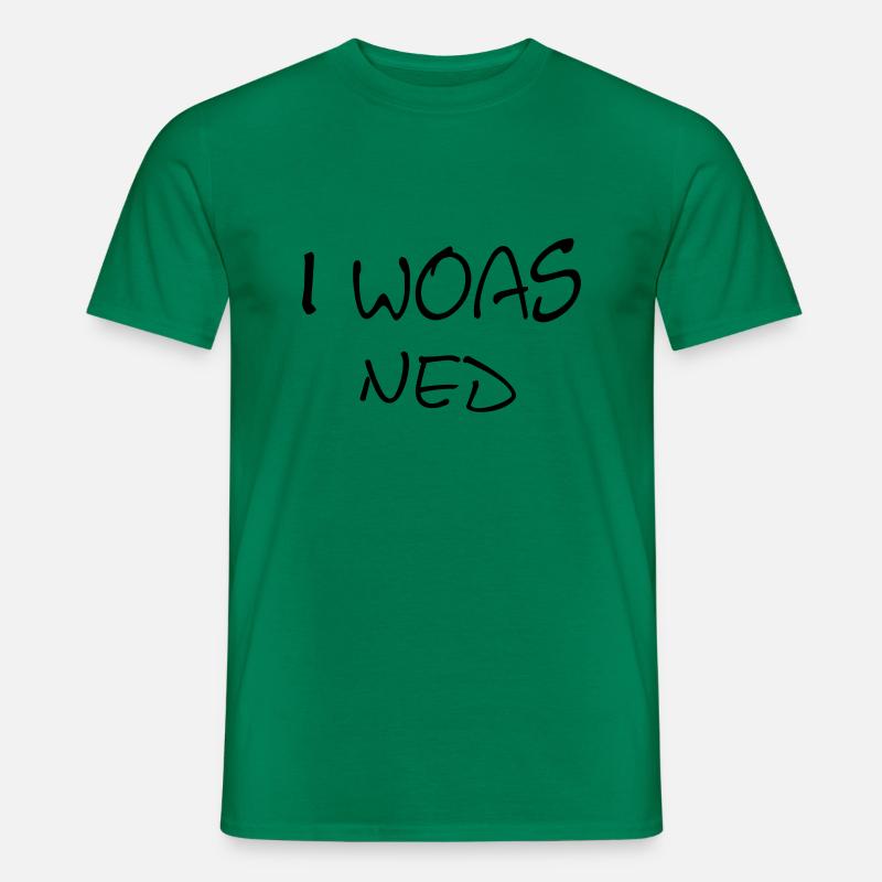 I Woas ned - Männer T-Shirt - Kelly Green