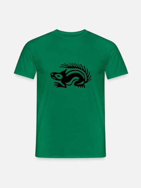 Kultur der Azteken, Eichhörnchen - Männer T-Shirt - Kelly Green