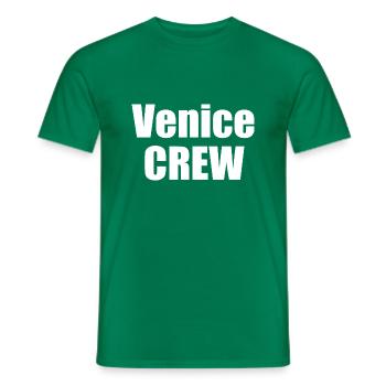 Venice Crew - Männer T-Shirt - Kelly Green - Vorne - AI Model Male 178 dark (178cm)