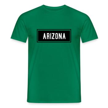 Arizona - Men's T-Shirt - kelly green - Front - AI Model Male 178 dark (178cm)