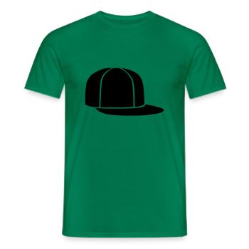 Baseball cap - Männer T-Shirt - Kelly Green - Vorne - AI Model Male 178 dark (178cm)