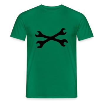 Schraubenschlüssel - Männer T-Shirt - Kelly Green - Vorne - AI Model Male 178 dark (178cm)